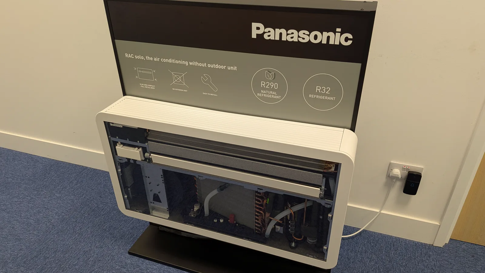 Inside a Panasonic RAC Solo display unit
